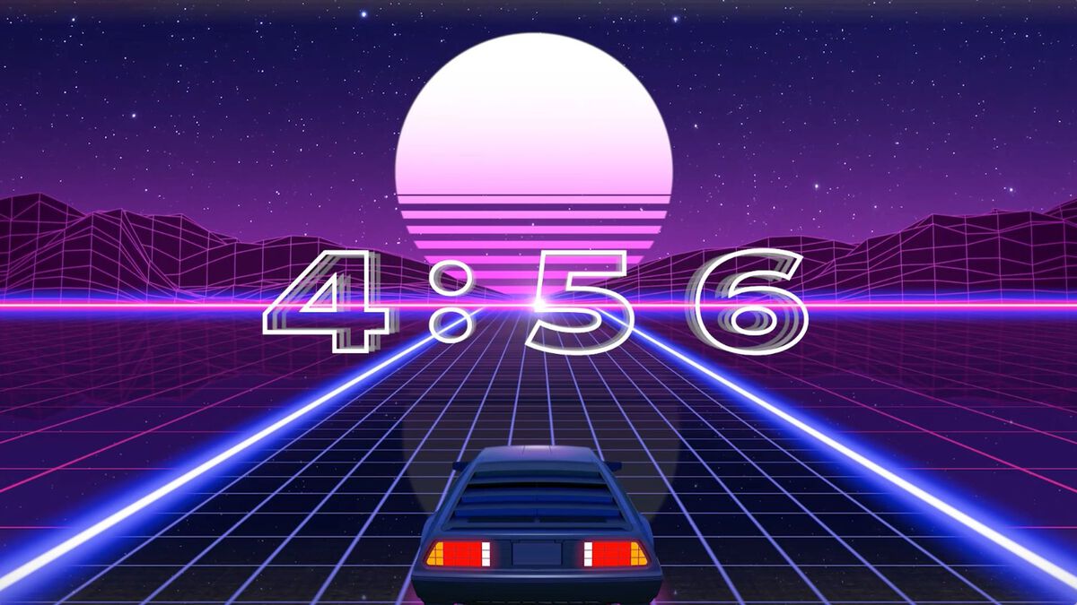 4 Retro Countdown Videos image number null